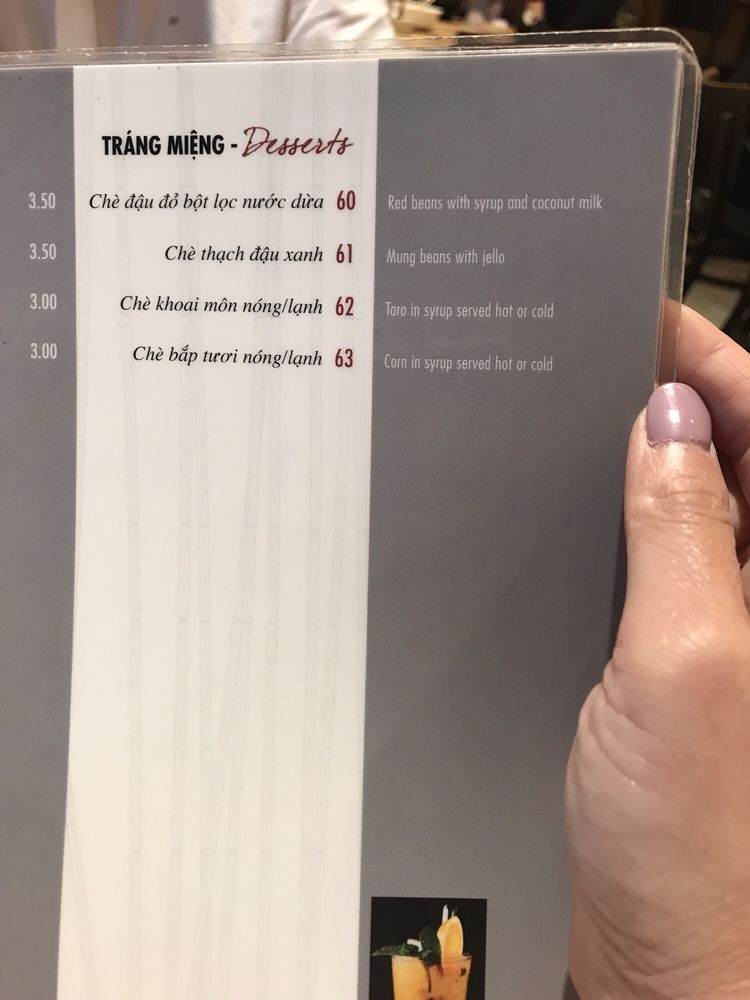 Restaurant menu page 7